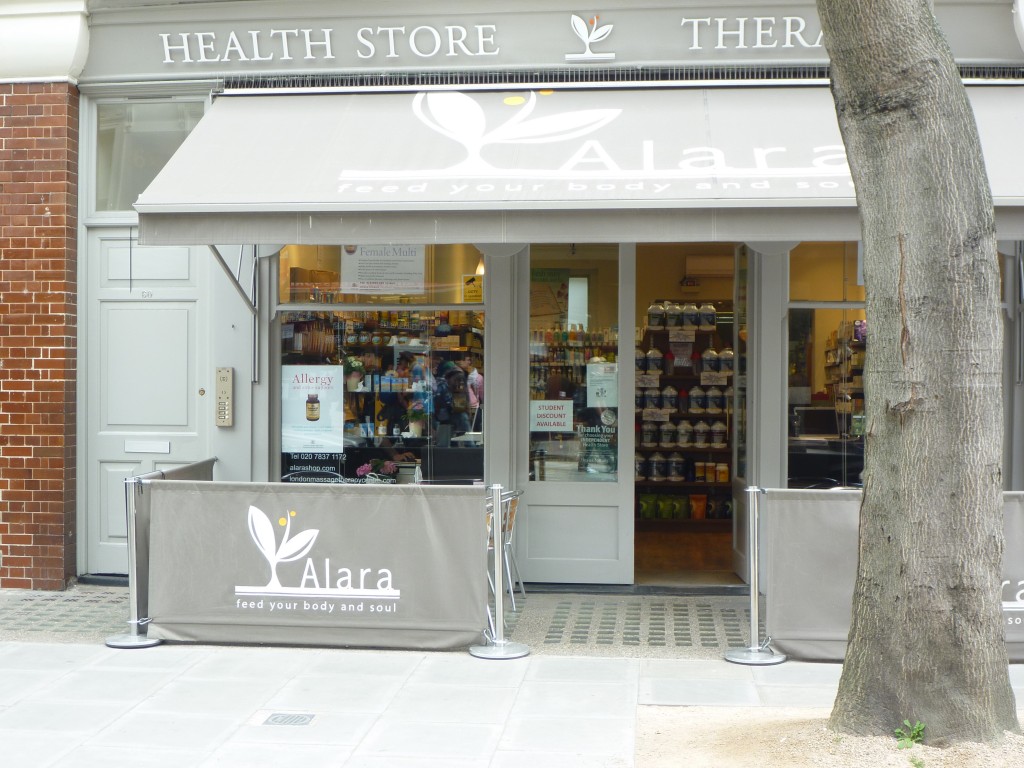 Alara health store - organic London guide